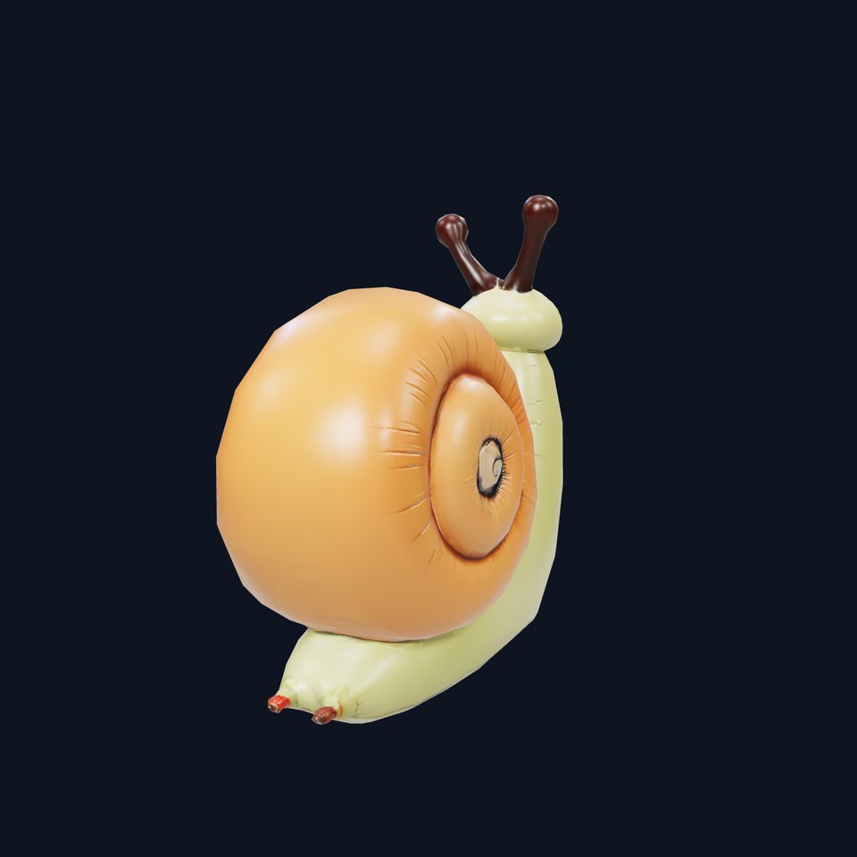 Playful Balloon Snail model pack